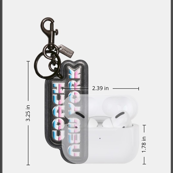 Coach 80s Retro New York Key Fob - Picture 4 of 6